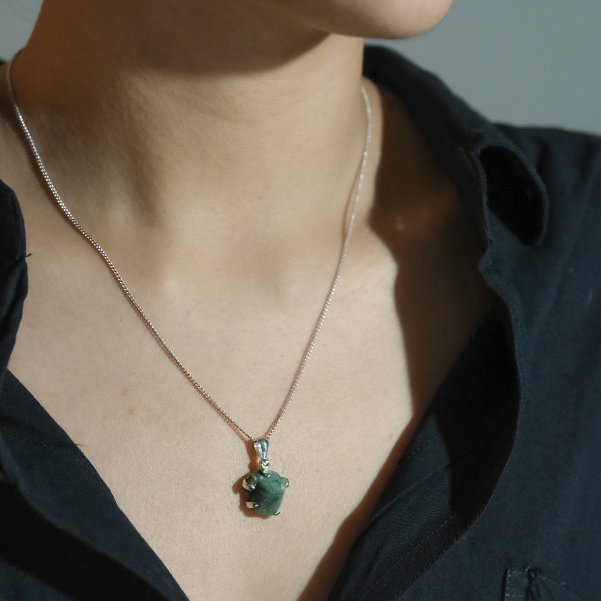 Pendant Silver 925 Koleksi Pristine Dengan Rawstonee