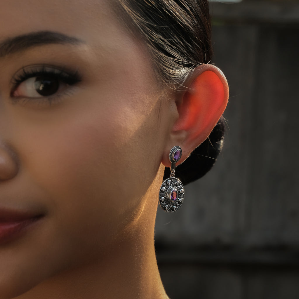 Anting Stud Perak 925 Koleksi Renggana
