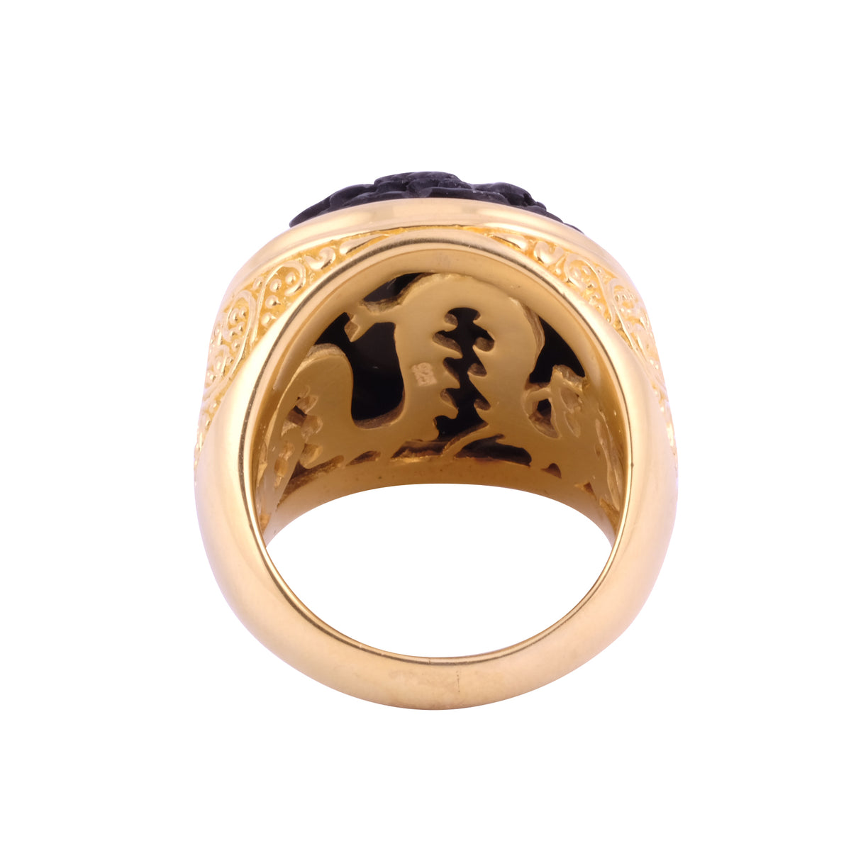 Cincin Koleksi Naga Sterling Silver 925 Gold Plated