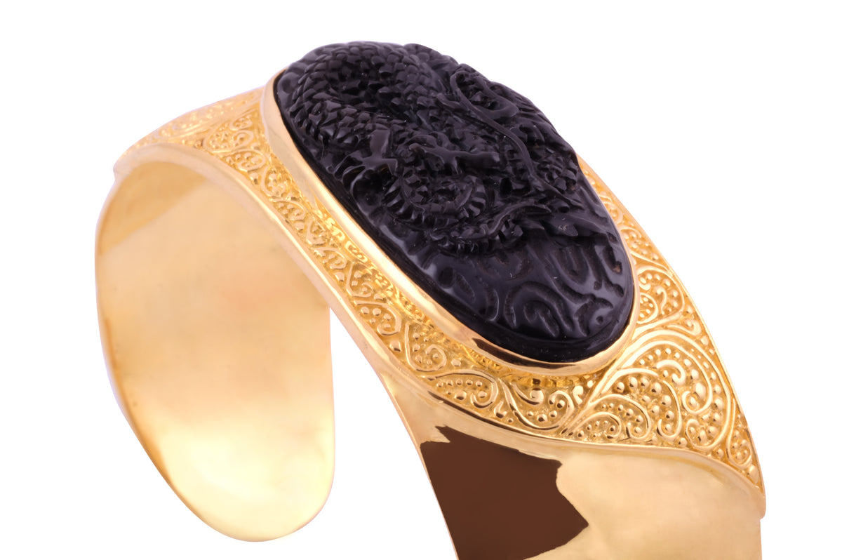 Gelang Koleksi Naga Sterling Silver 925 Gold Plated