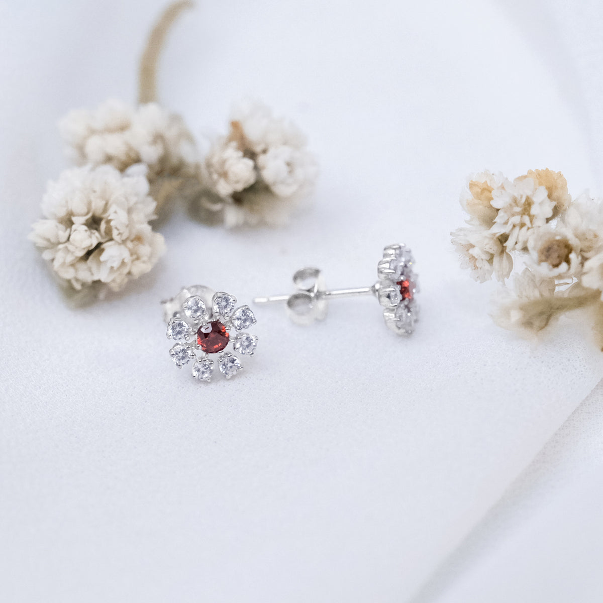 Anting Stud Koleksi Coreopsis Sterling Silver 925