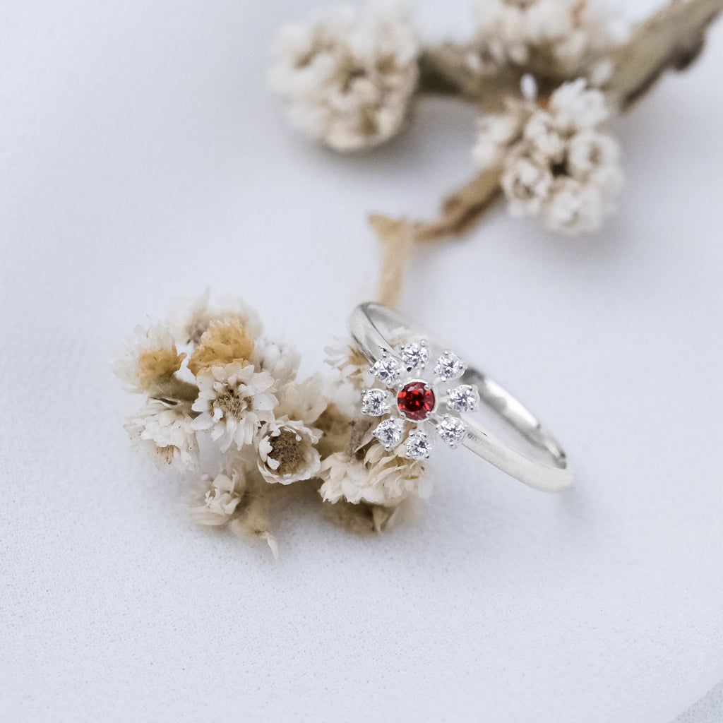 Cincin Koleksi Coreopsis Sterling Silver 925