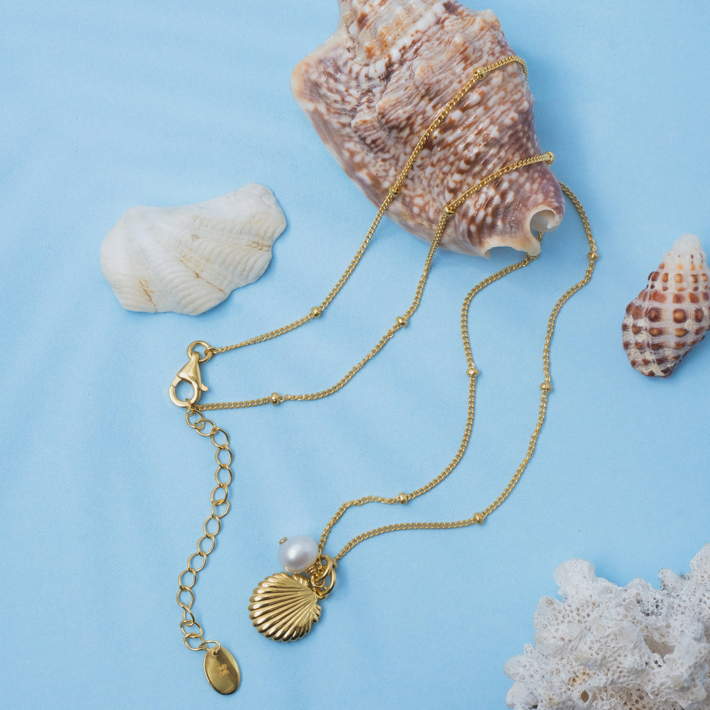 Kalung Rantai Koleksi Shell Sterling Silver 925