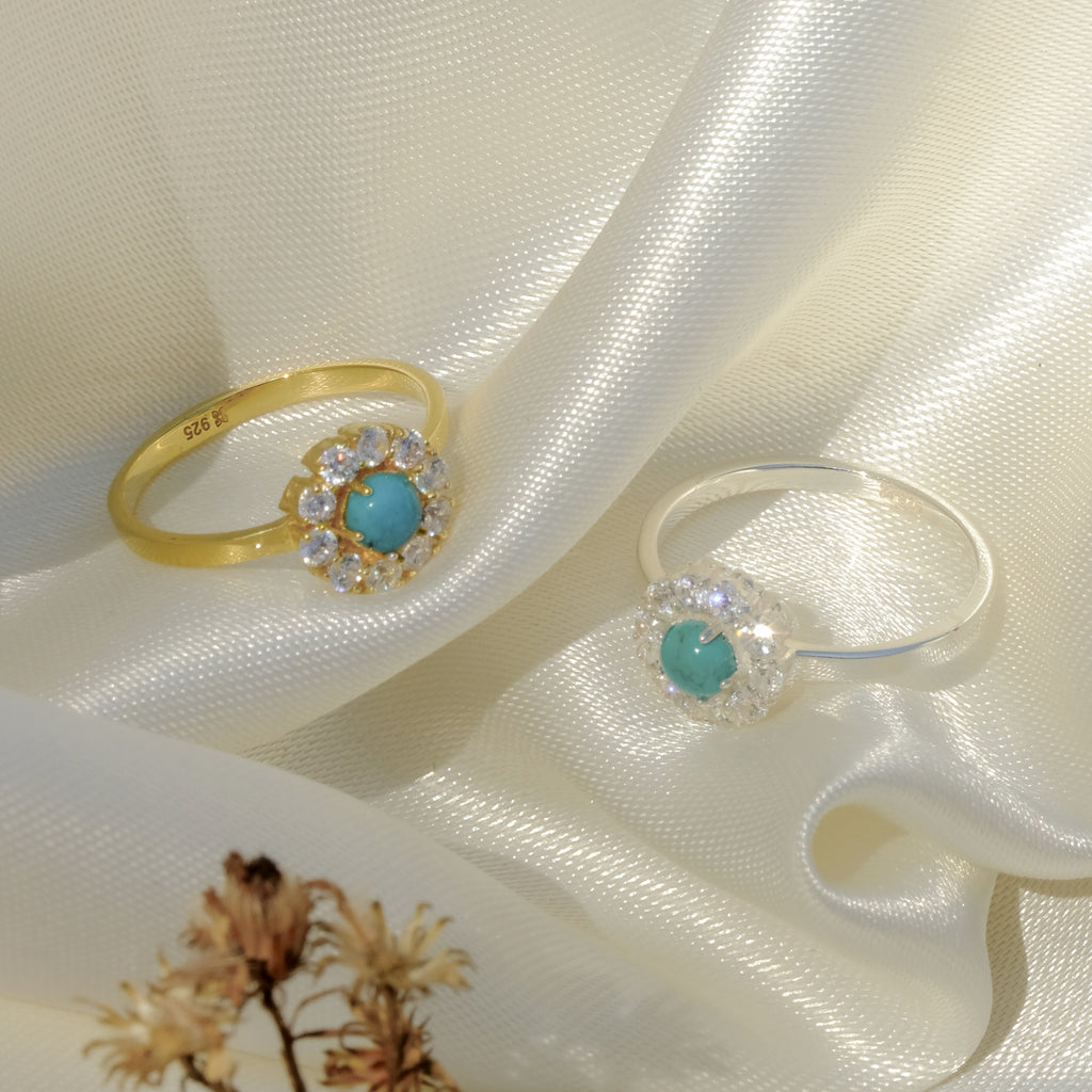 Cincin Flower Perak 925 Koleksi Azzura