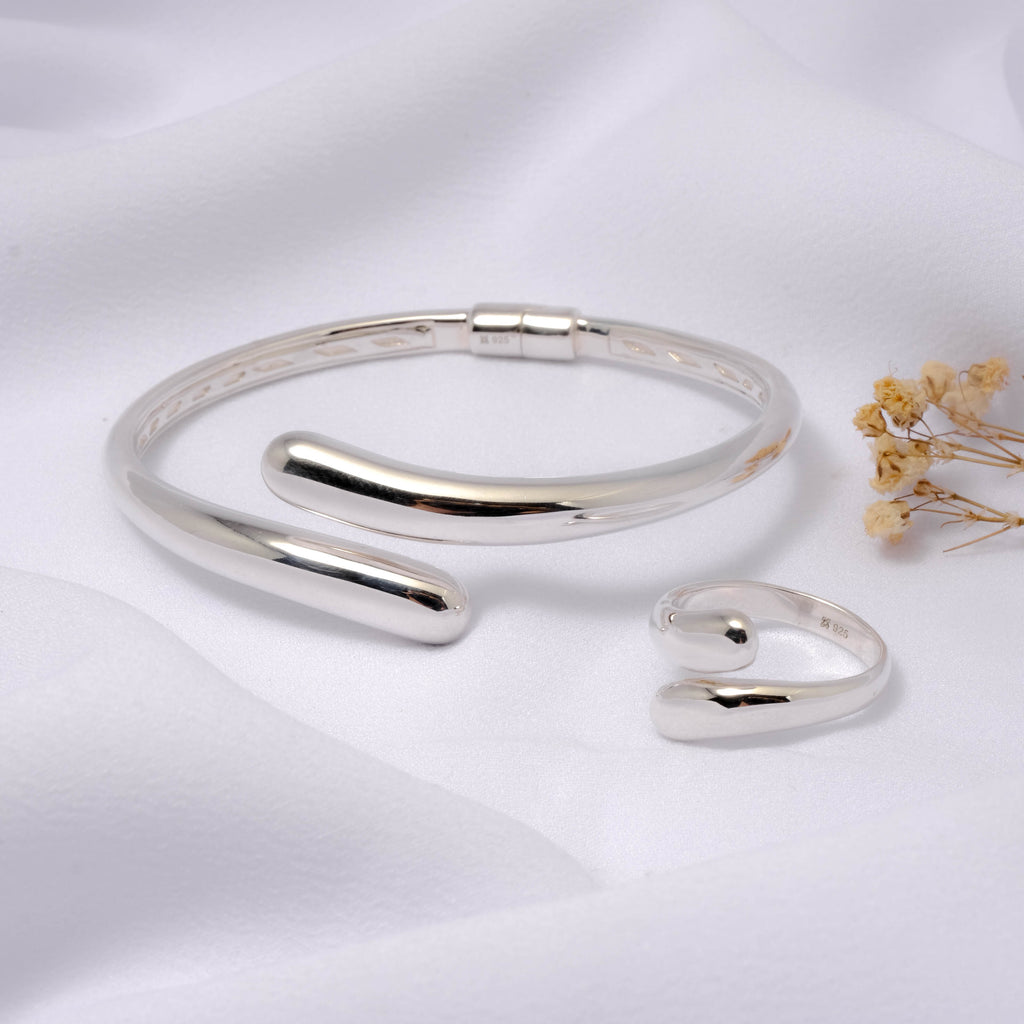 Gelang Bangle Koleksi Elara Drop Sterling Silver 925