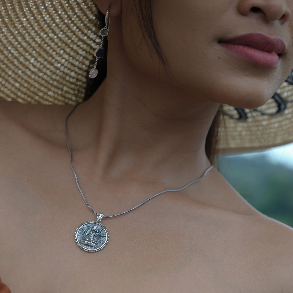 Pendant Tara Perak 925 Koleksi Goddess Amulet Sterling Silver