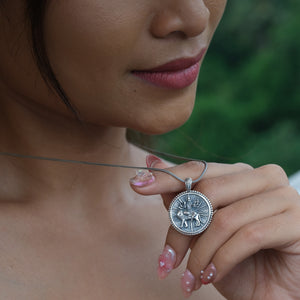 Pendant Perak Durga Koleksi Goddess Amulet Sterling Silver