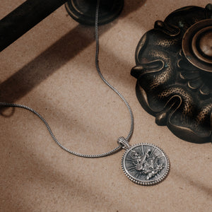 Pendant Perak Saraswati Koleksi Goddess Amulet Sterling Silver