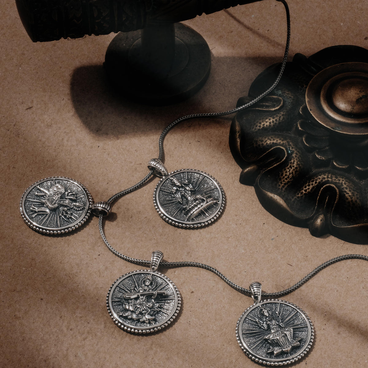 Pendant Tara Perak 925 Koleksi Goddess Amulet Sterling Silver
