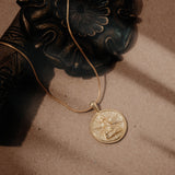 Pendant Perak Tara Koleksi Goddess Amulet Gold Plated