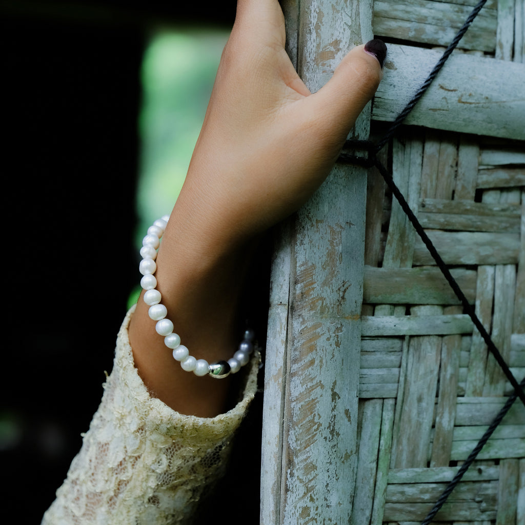 Lumine Pearl Sterling Silver 925 Classic Bracelet