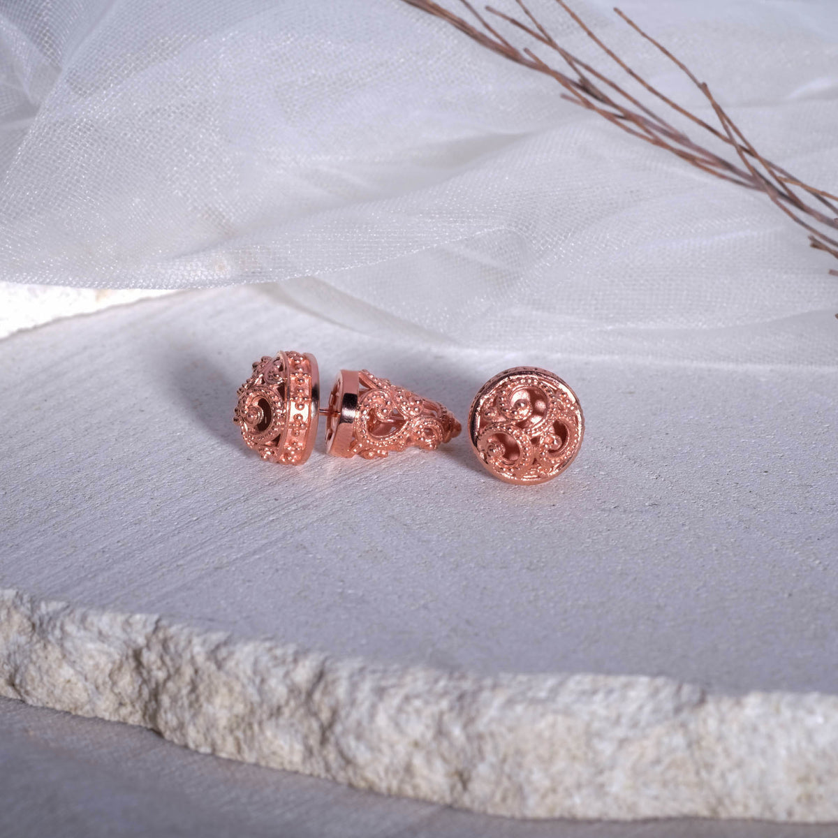 Anting Subeng Kecil Perak 925 Koleksi Ombak Segara Sterling Silver