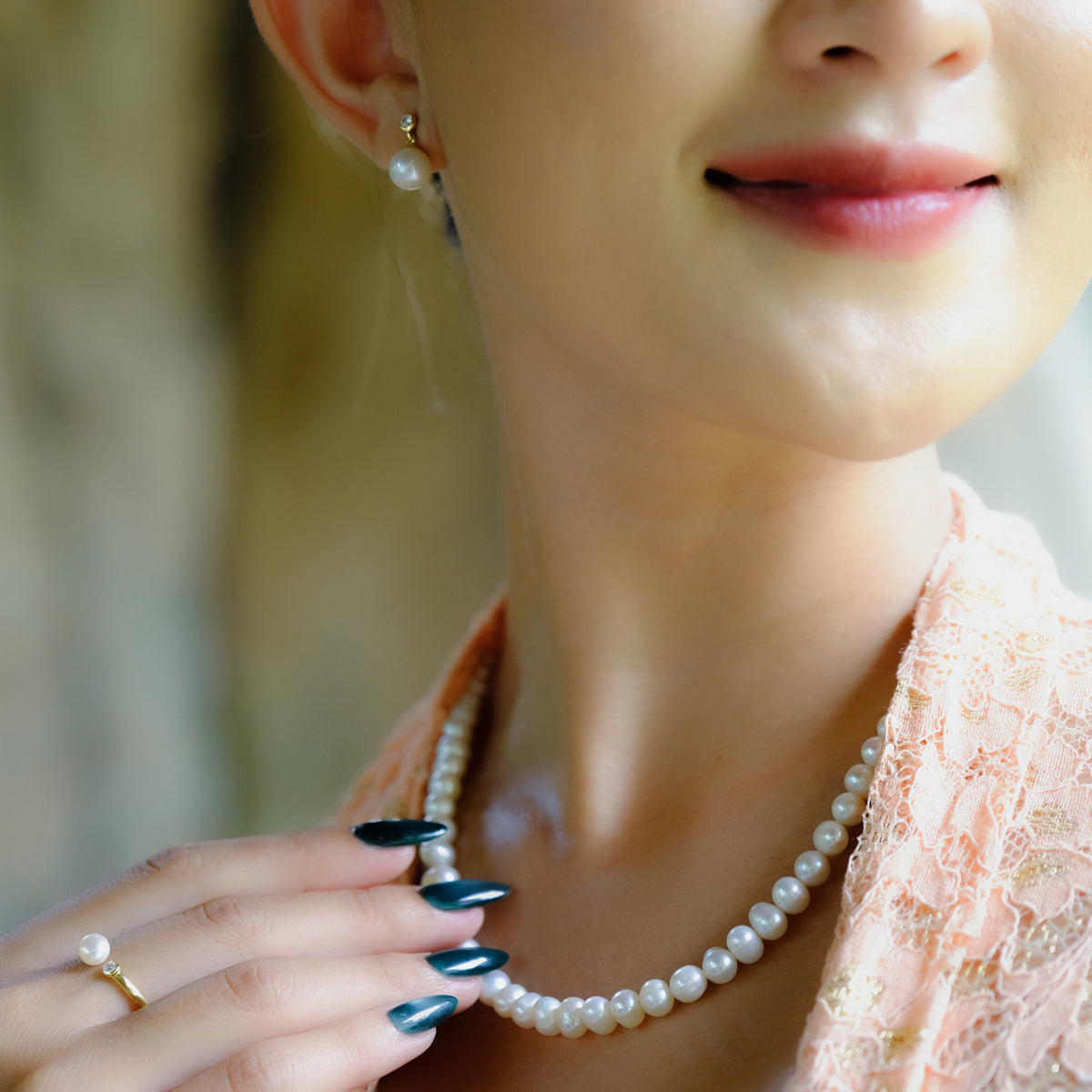 Kalung Classic Gold Plated Koleksi Lumine Pearl Sterling Silver 925