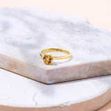 Cincin Perak925 Wanita Birthstone Sunaka Jewelry Gold