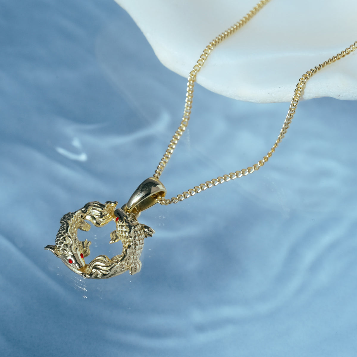 Pendant Perak Yamabuki Sterling Silver 925 Gold Plated
