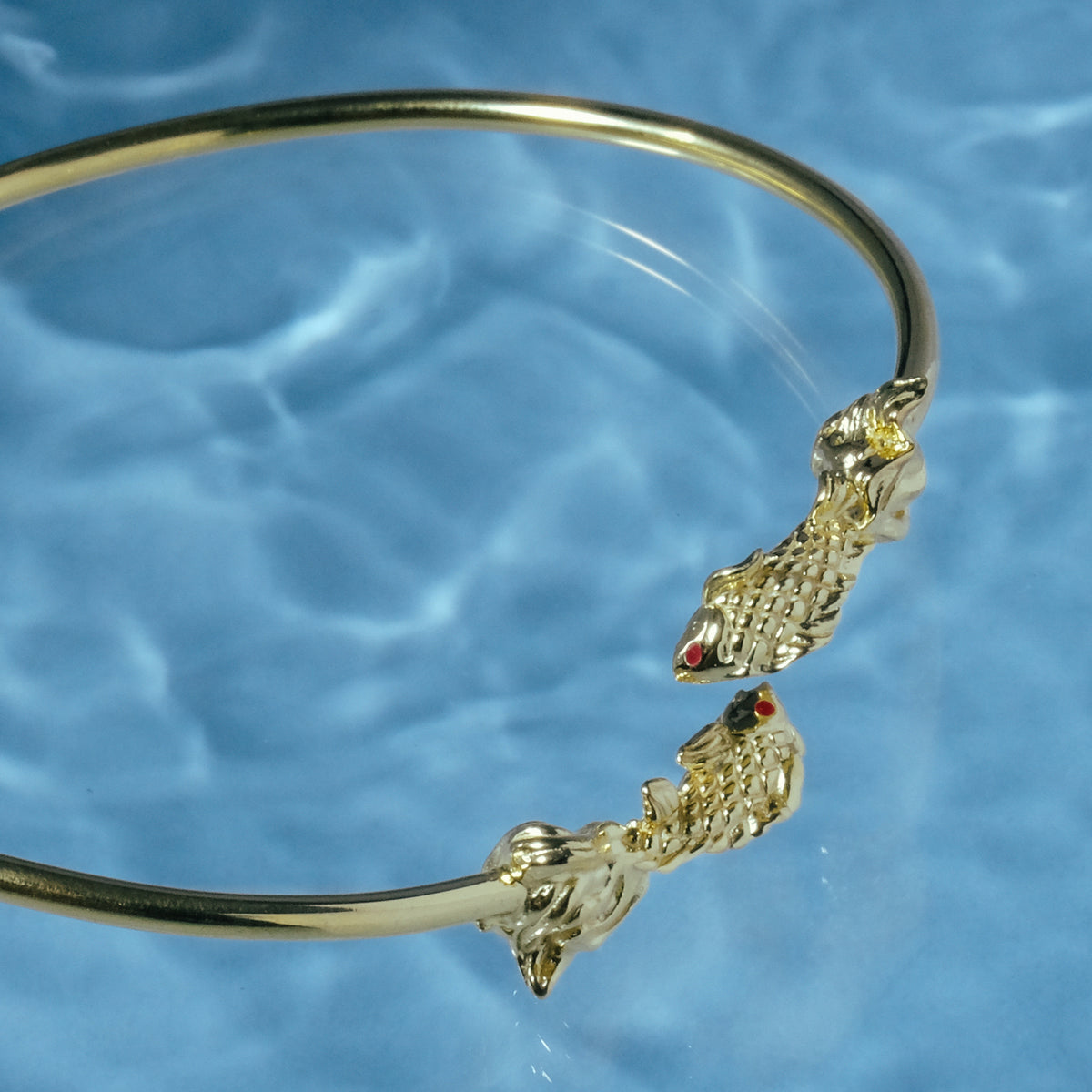 Gelang Bangle Perak Yamabuki Sterling Silver 925 Gold Plated