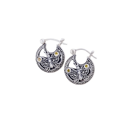 Anting Hoop Mini Perak Koleksi Kupu Kupu Sterling Silver 925