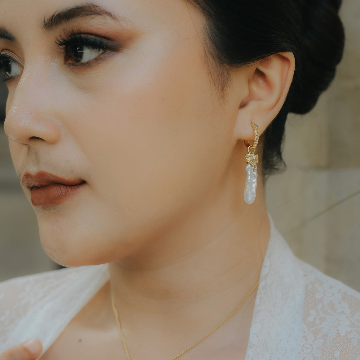 Anting Hoop Perak 925 Koleksi Biwa
