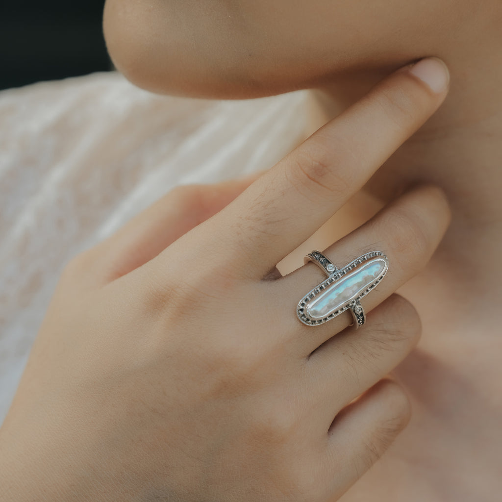 Cincin Perak 925 Koleksi Biwa