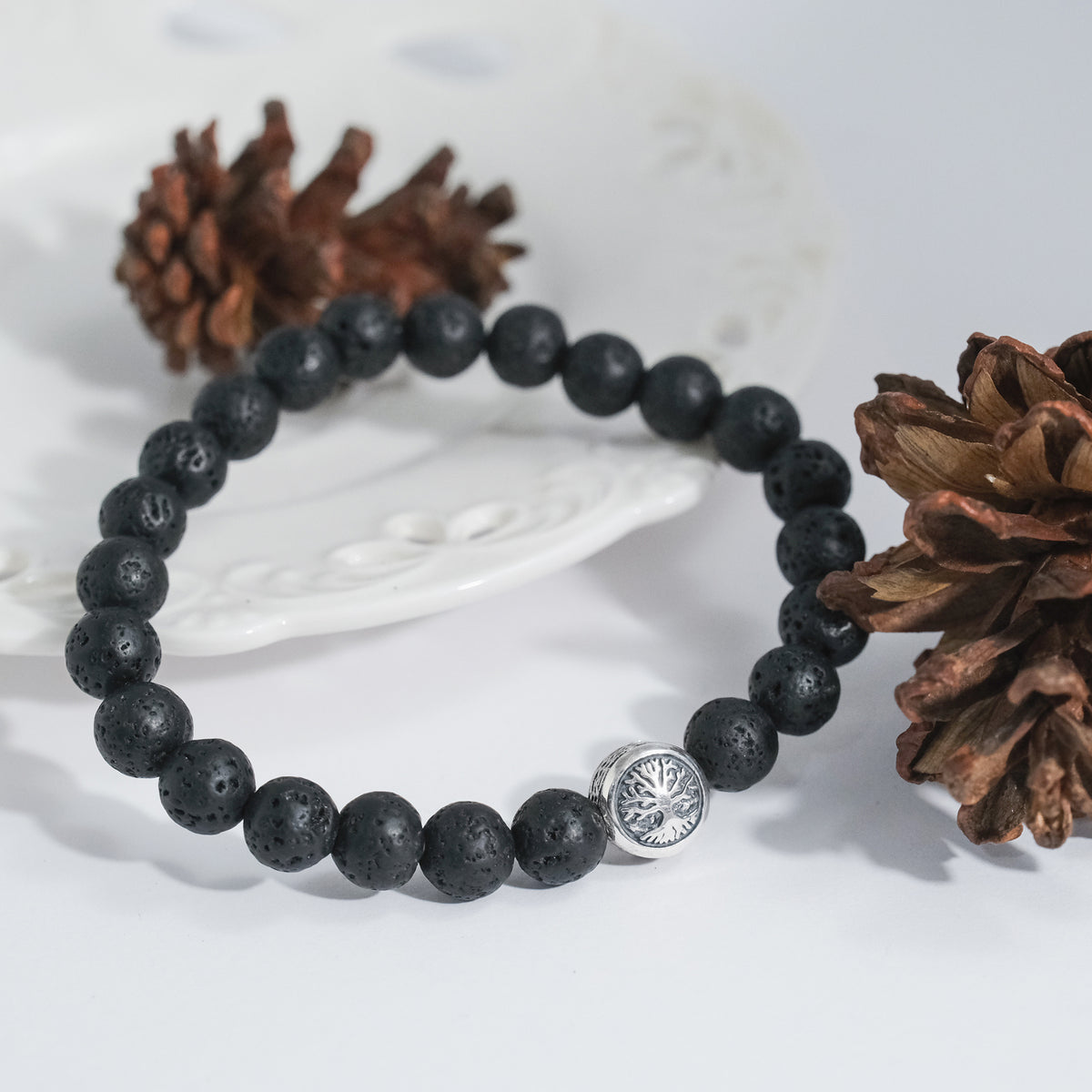 Gelang Lava Bead Perak 925 Koleksi Tree Of Life New Design