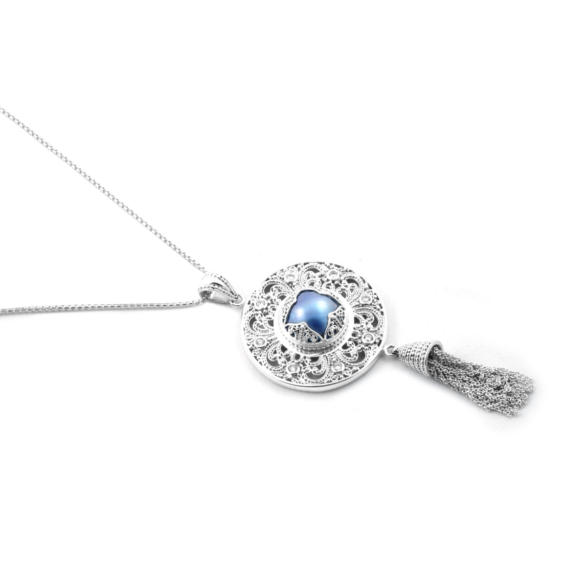925 Silver Pendant Padma Acala Collection Gold Plated