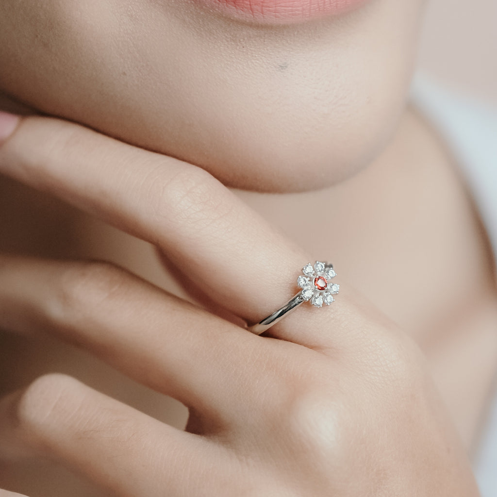 Cincin Koleksi Coreopsis Sterling Silver 925