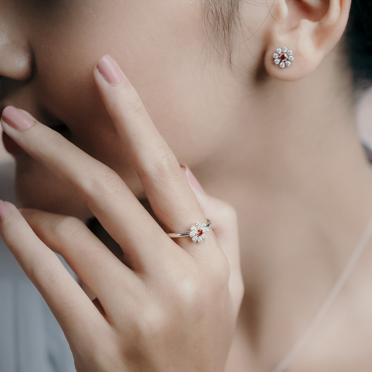 Cincin Koleksi Coreopsis Sterling Silver 925