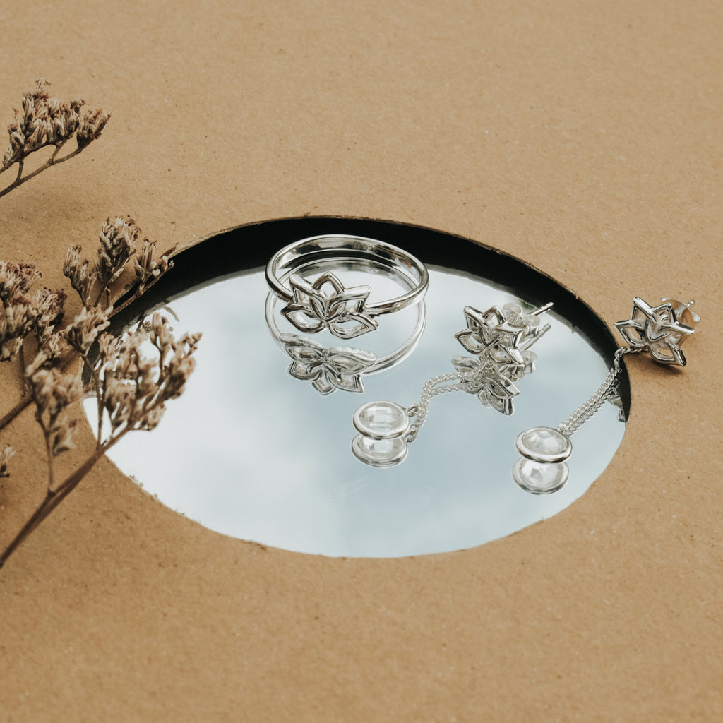 Water Lily Collection Sterling Silver Ring