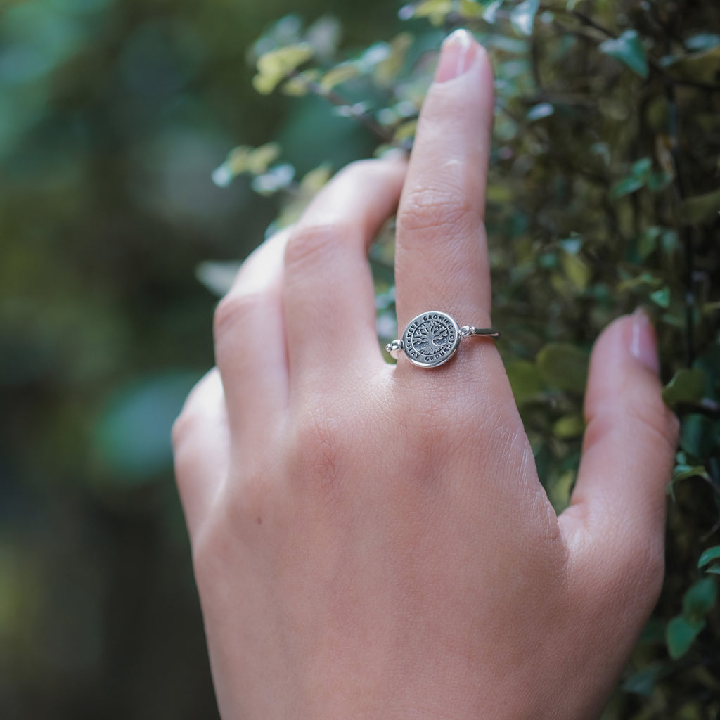 Cincin Putar Perak 925 Koleksi Tree Of Life New Design