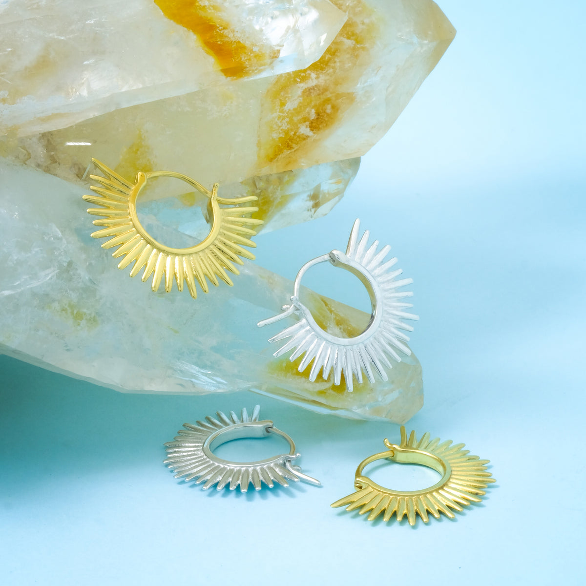 Anting Koleksi Sunburn Sterling Silver 925