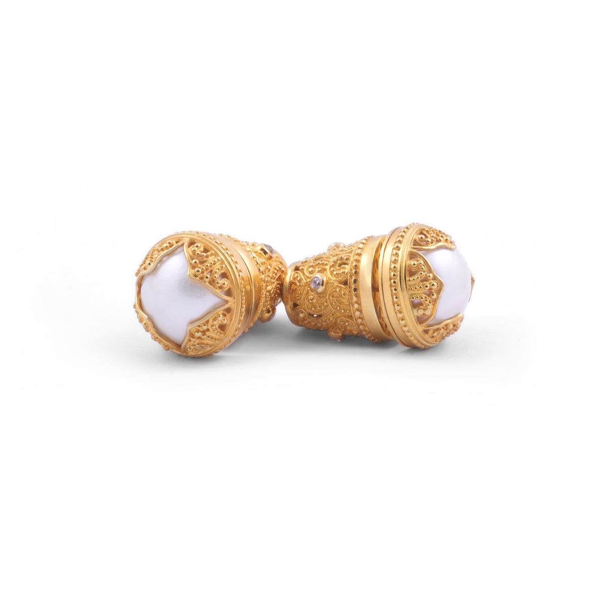 Anting Subeng Perak 925 Koleksi Padma Acala Gold Plated