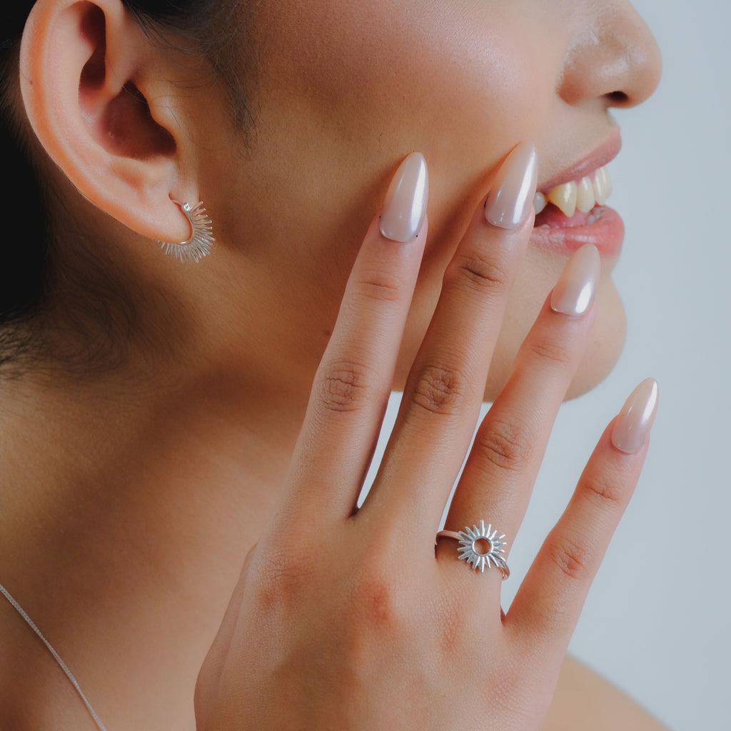 Anting Koleksi Sunburn Sterling Silver 925