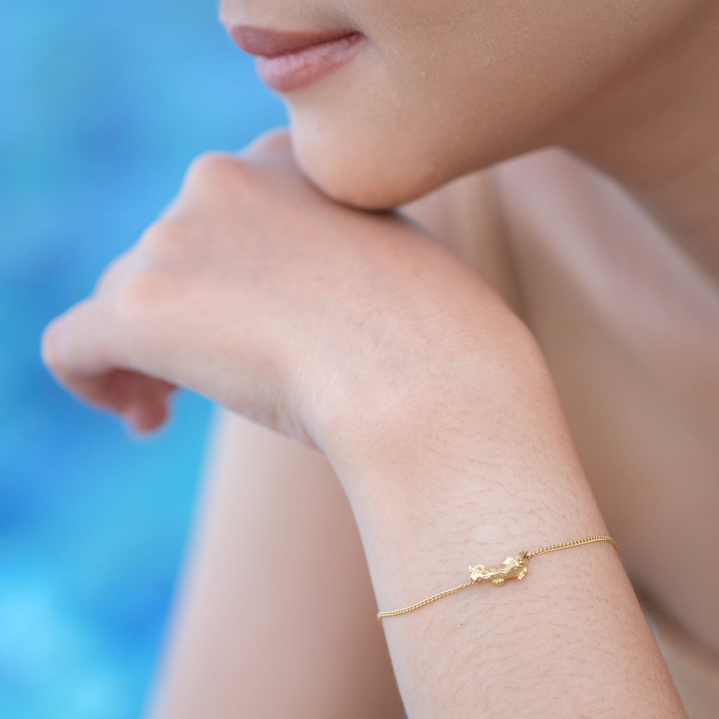 Gelang Rantai Perak Yamabuki Sterling Silver 925 Gold Plated