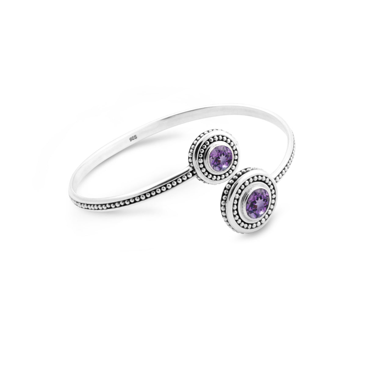Jawan Keliling Sterling Silver 925 Bangle Bracelet