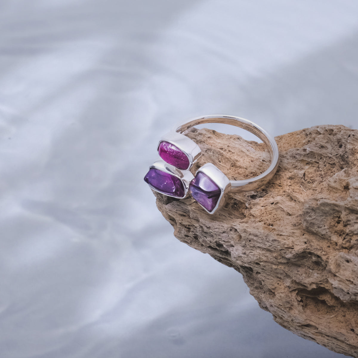 Cincin 2 Koleksi Pristine Chakra Perak 925