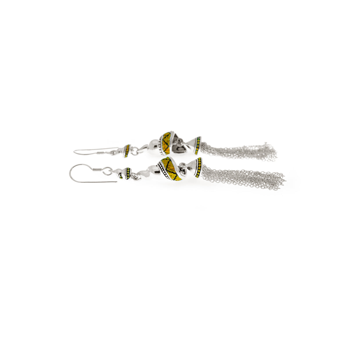 Anting Perak 925 Koleksi Keong Mas Model Double Drop Earrings
