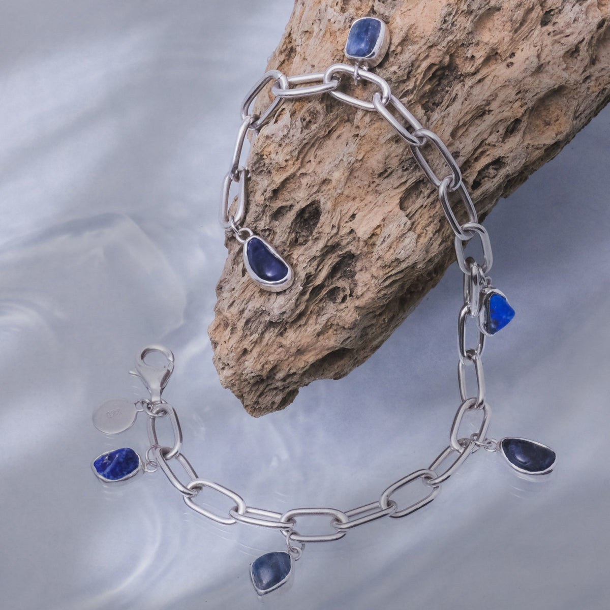 Gelang Rantai Bold Koleksi Pristine Chakra Perak 925