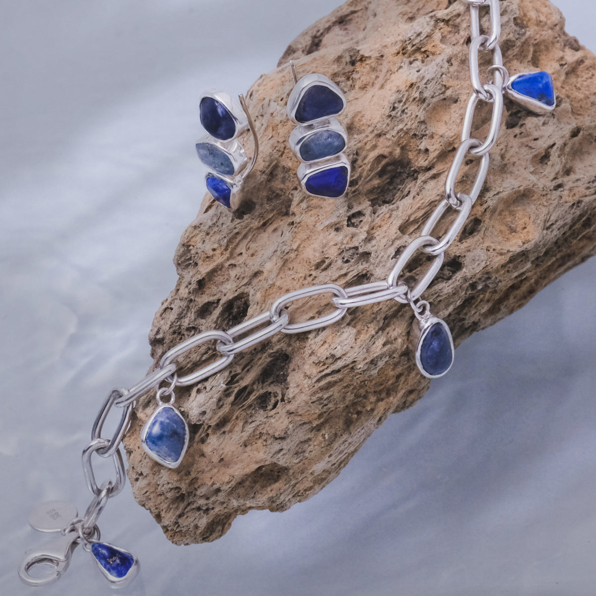 Gelang Rantai Bold Koleksi Pristine Chakra Perak 925