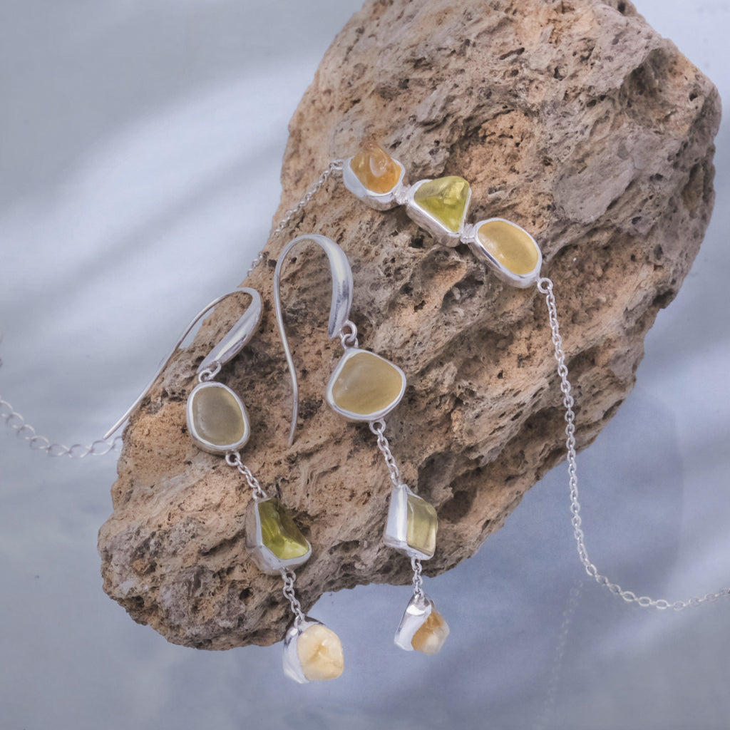 Anting Drop Koleksi Pristine Chakra Perak 925