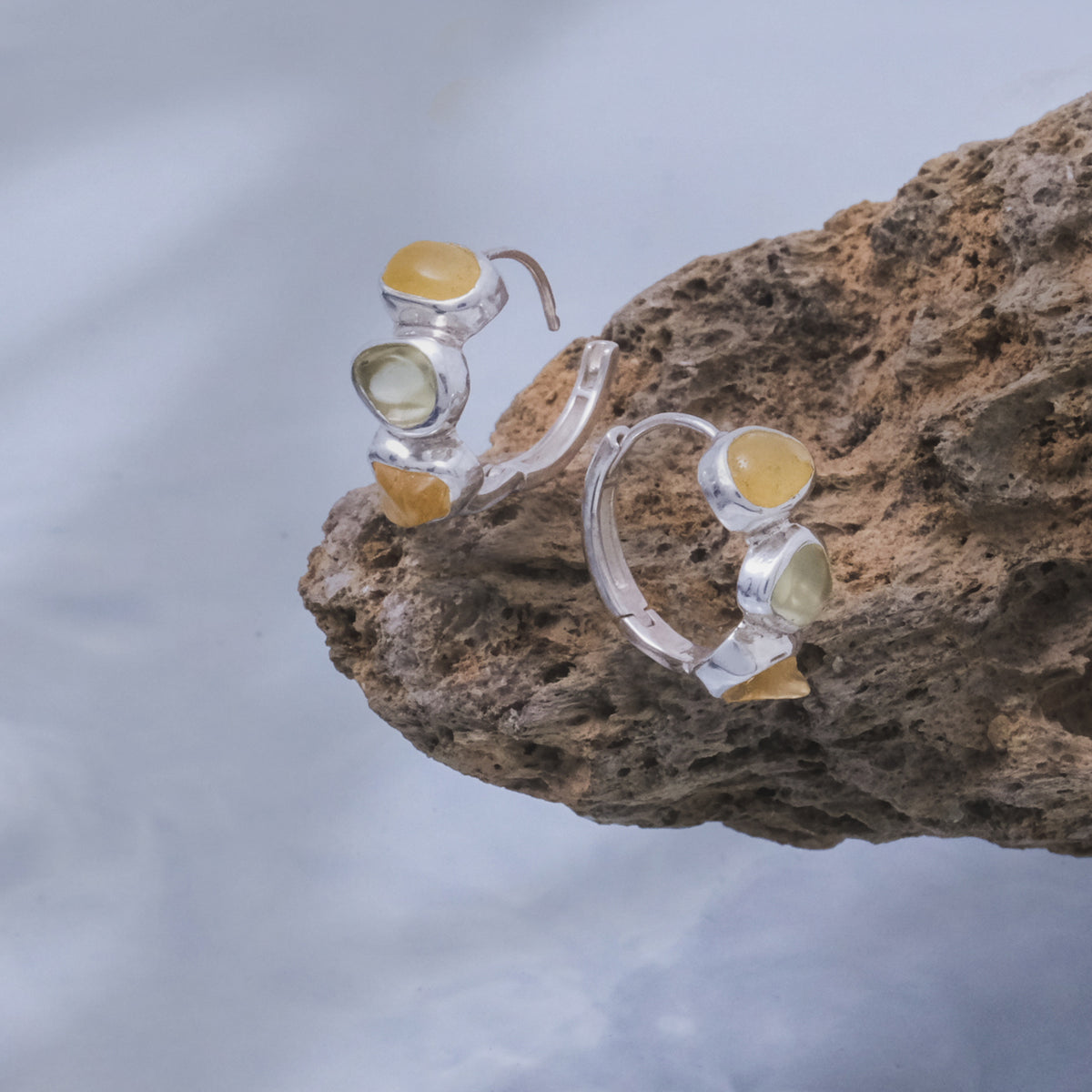 Anting Hugie Koleksi Pristine Chakra Perak 925