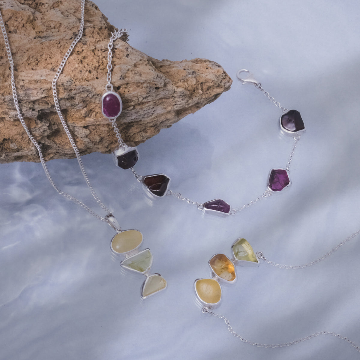 Gelang Rantai Adj Koleksi Pristine Chakra Perak 925