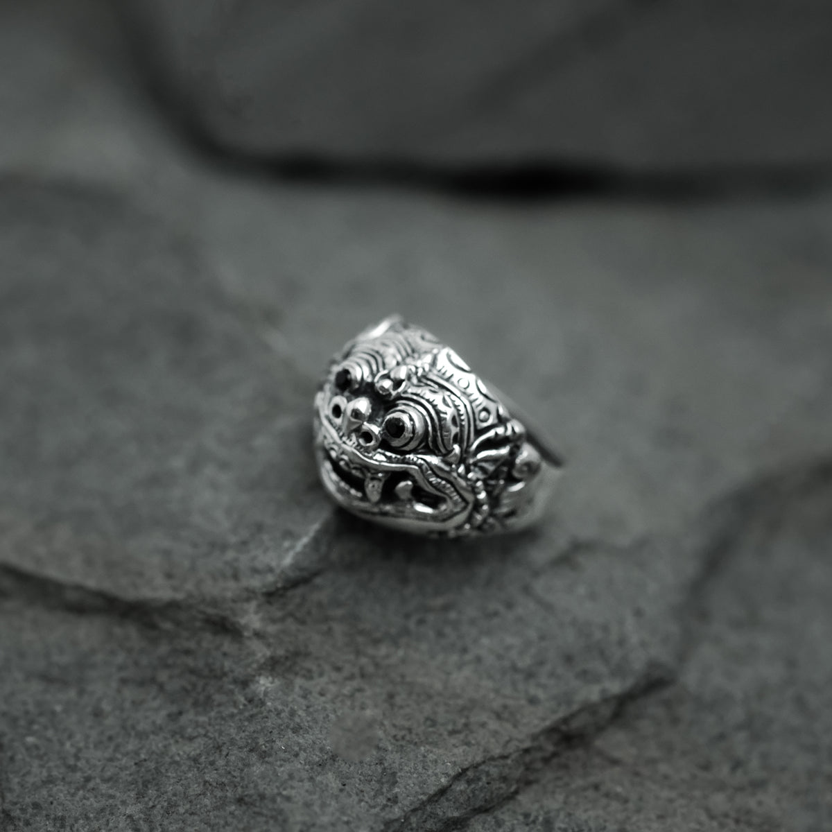 Large Barong Ring Sterling Silver 925
