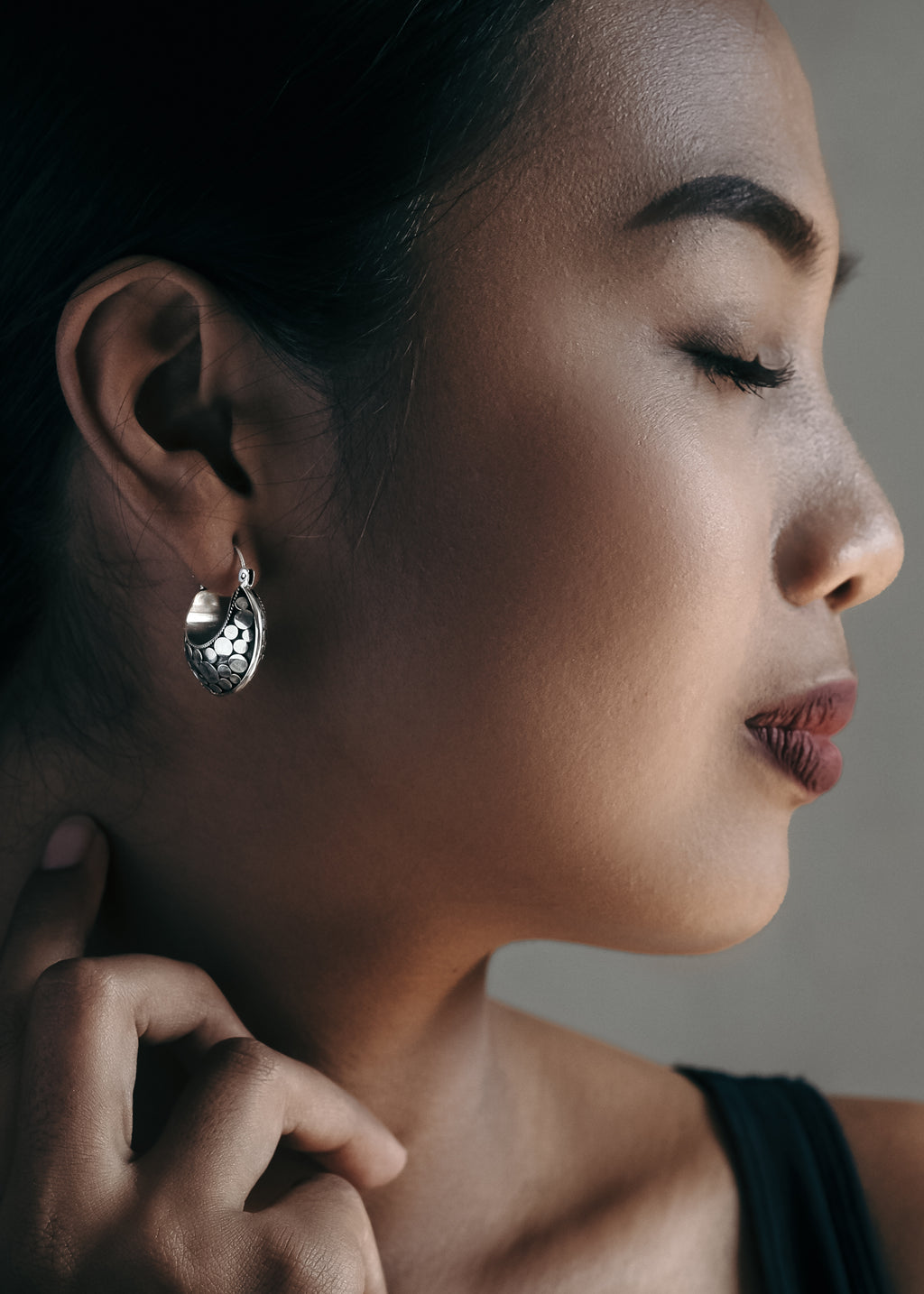 Anting Hoop Perak 925 Koleksi Jawan Geplak