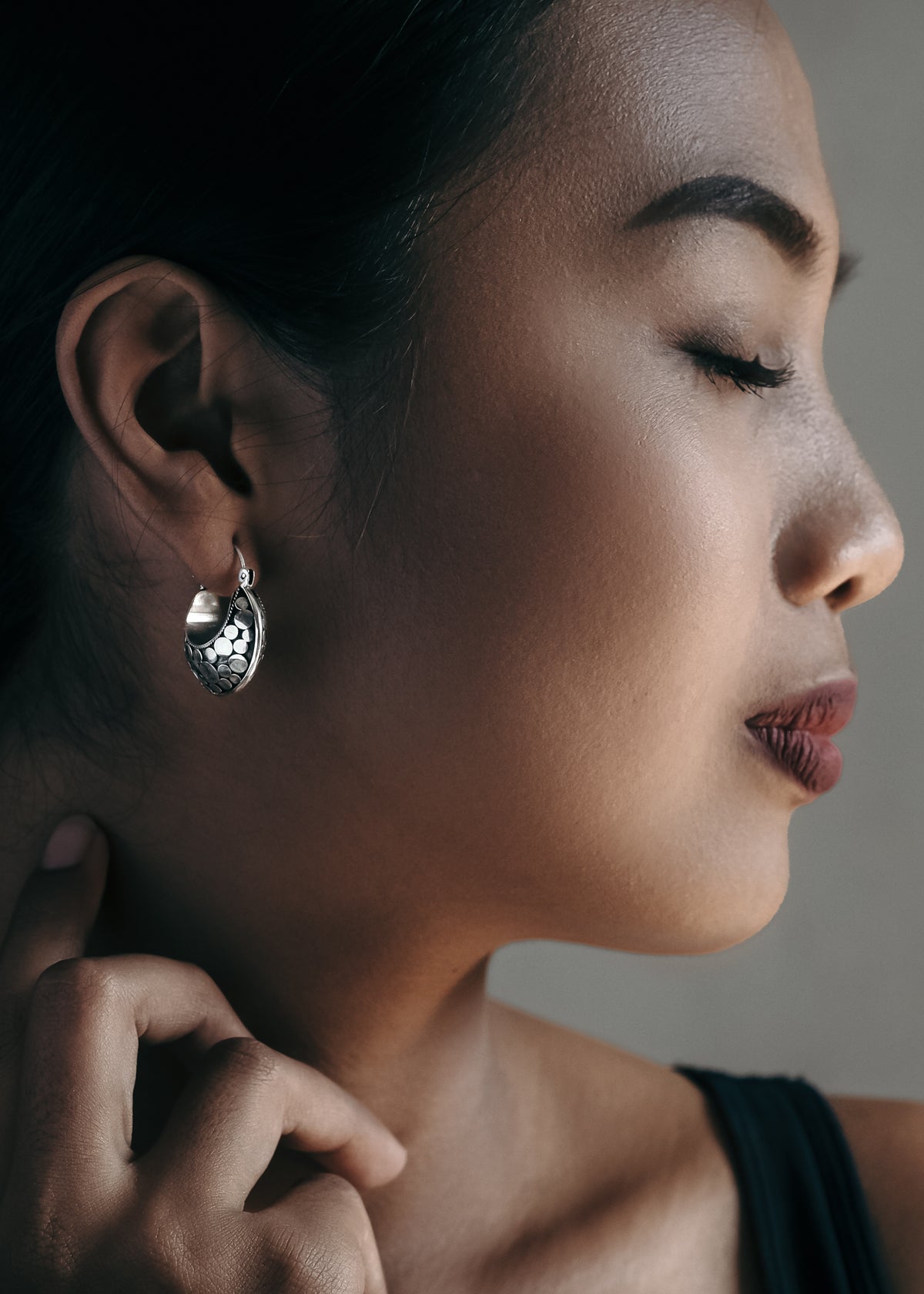 Anting Hoop Perak 925 Koleksi Jawan Geplak