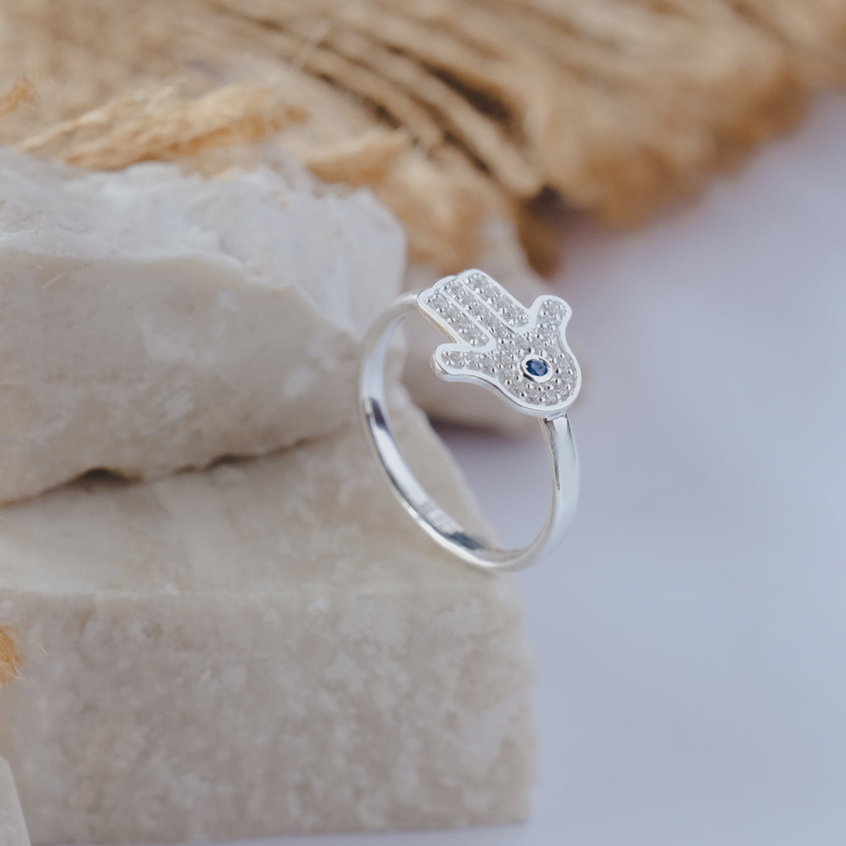Ring 1 Silver Hamsa Collection 925 Sterling Silver
