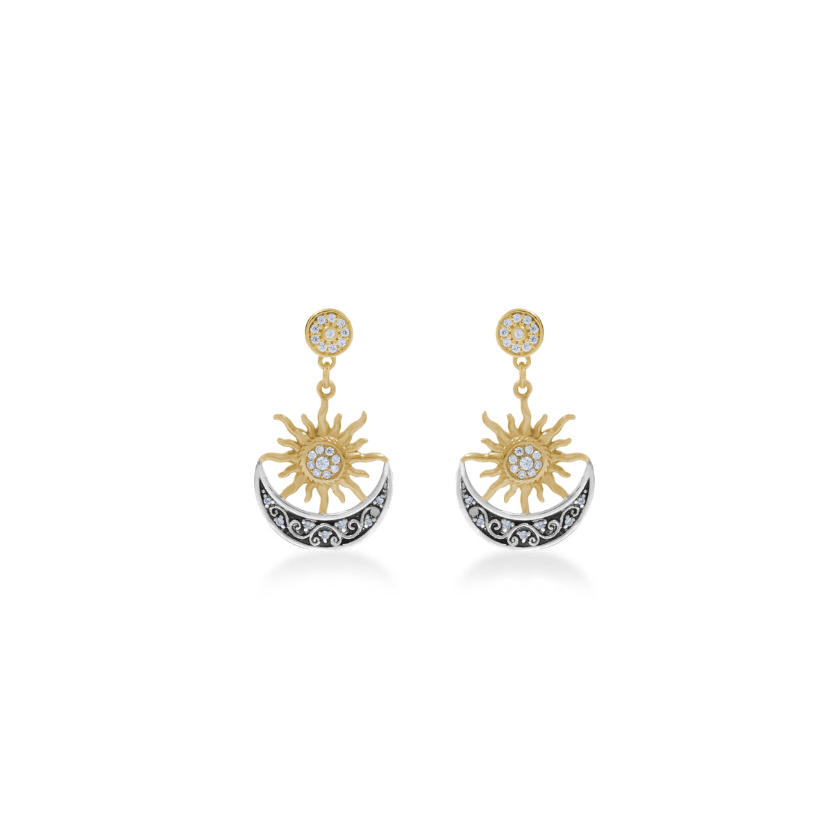 Anting Stud Koleksi Matahari Sterling Silver 925