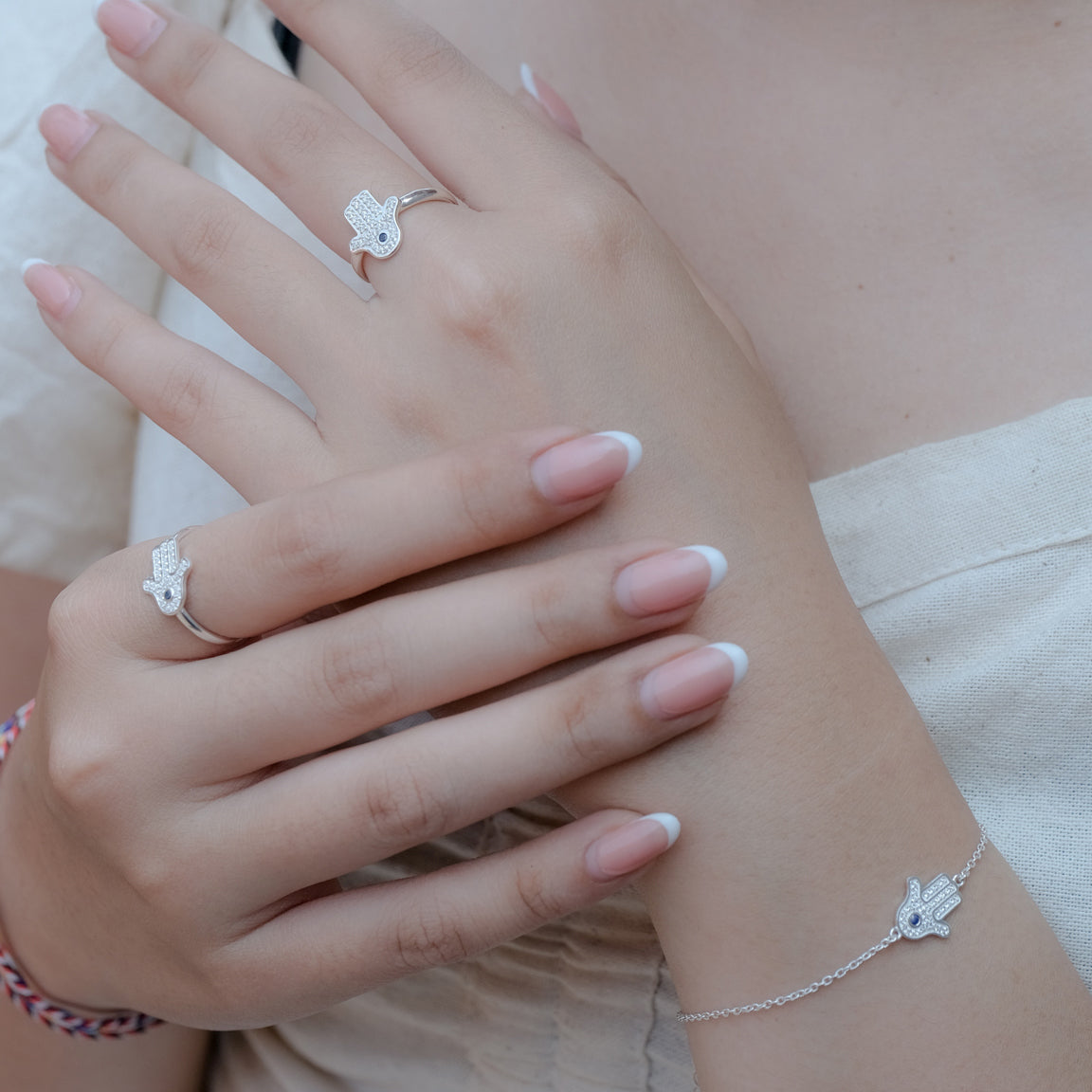 Gelang Perak Koleksi Hamsa Sterling Silver 925