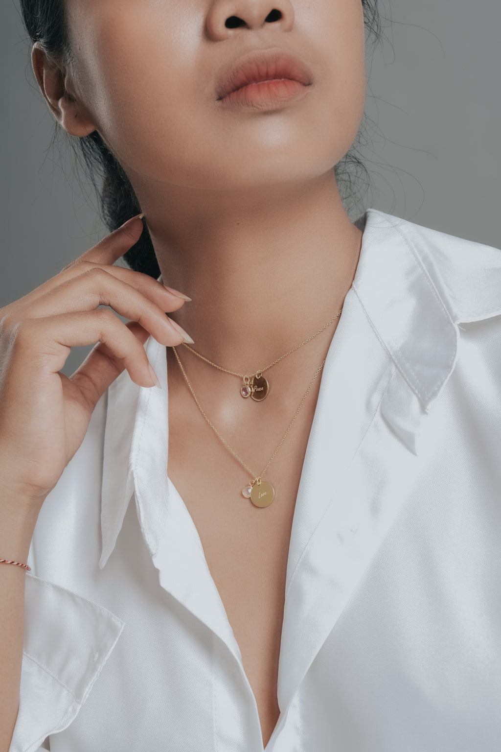 Kalung Rantai Koleksi Mantra Passion Sterling Silver 925 Gold Plated