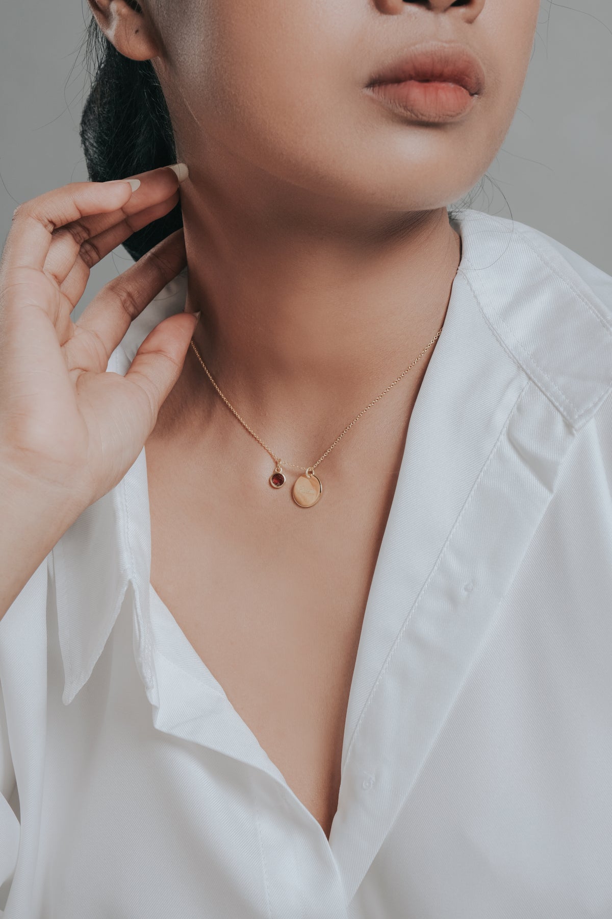 Kalung Rantai Koleksi Mantra Passion Sterling Silver 925 Gold Plated