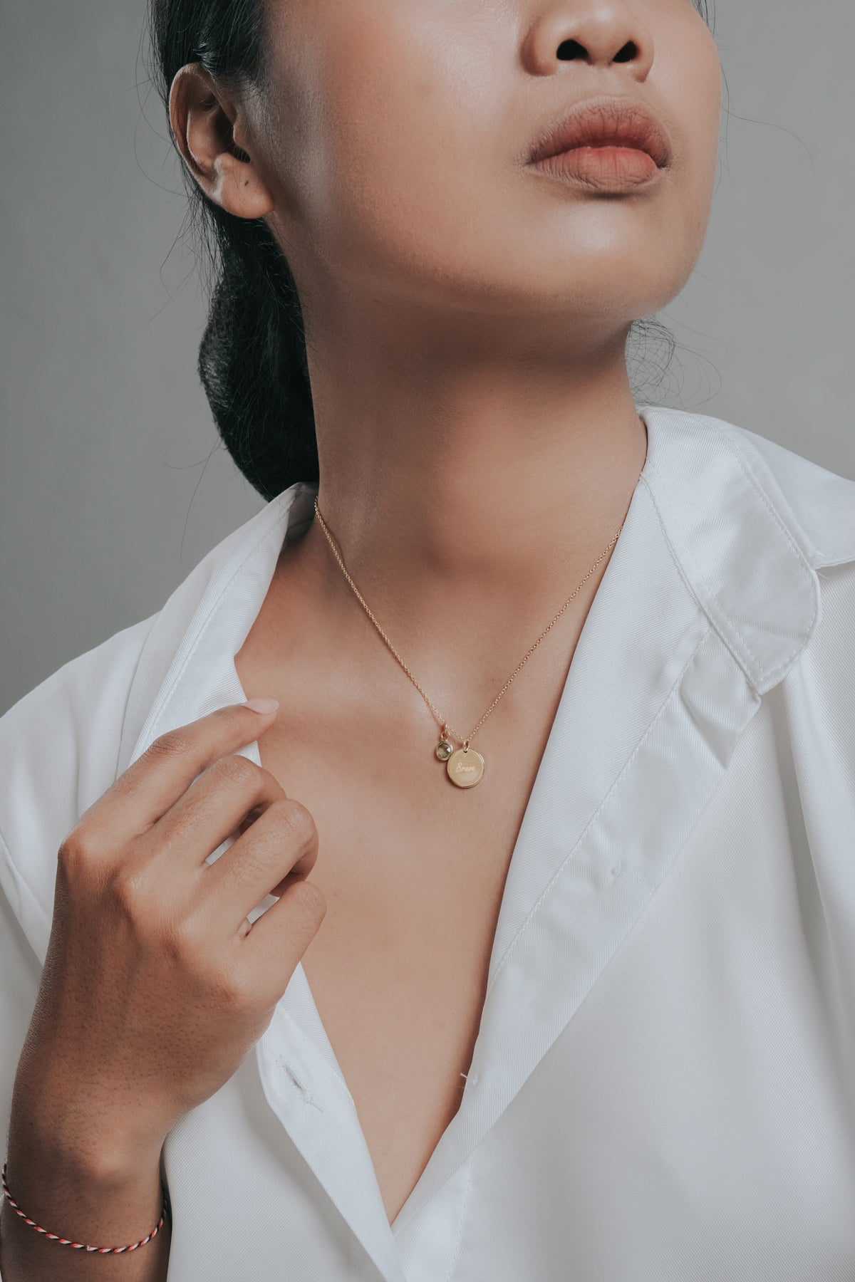 Kalung Rantai Koleksi Mantra Balance Sterling Silver 925 Gold Plated